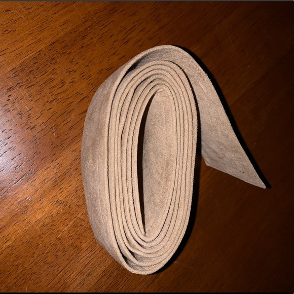 Ladies Julian Gold suede trench coat size 6 - Picture 7 of 8